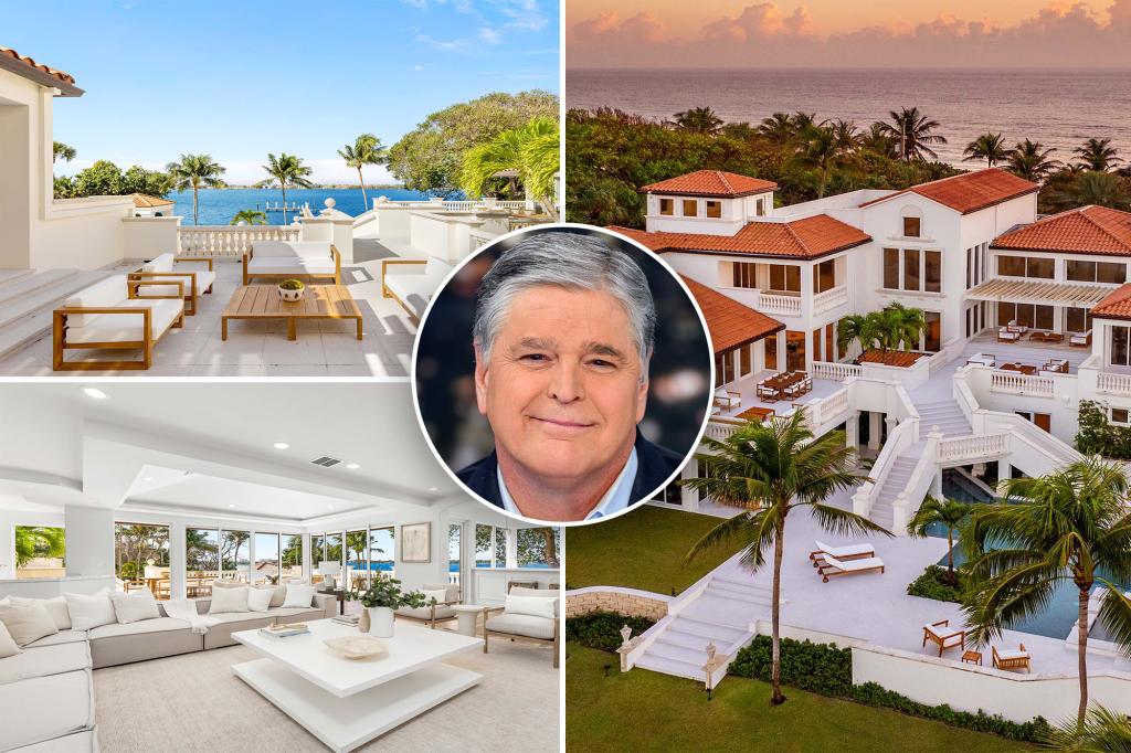 Fox News star Sean Hannity paid $23.5 million for a Florida home less than a year after leaving New York.